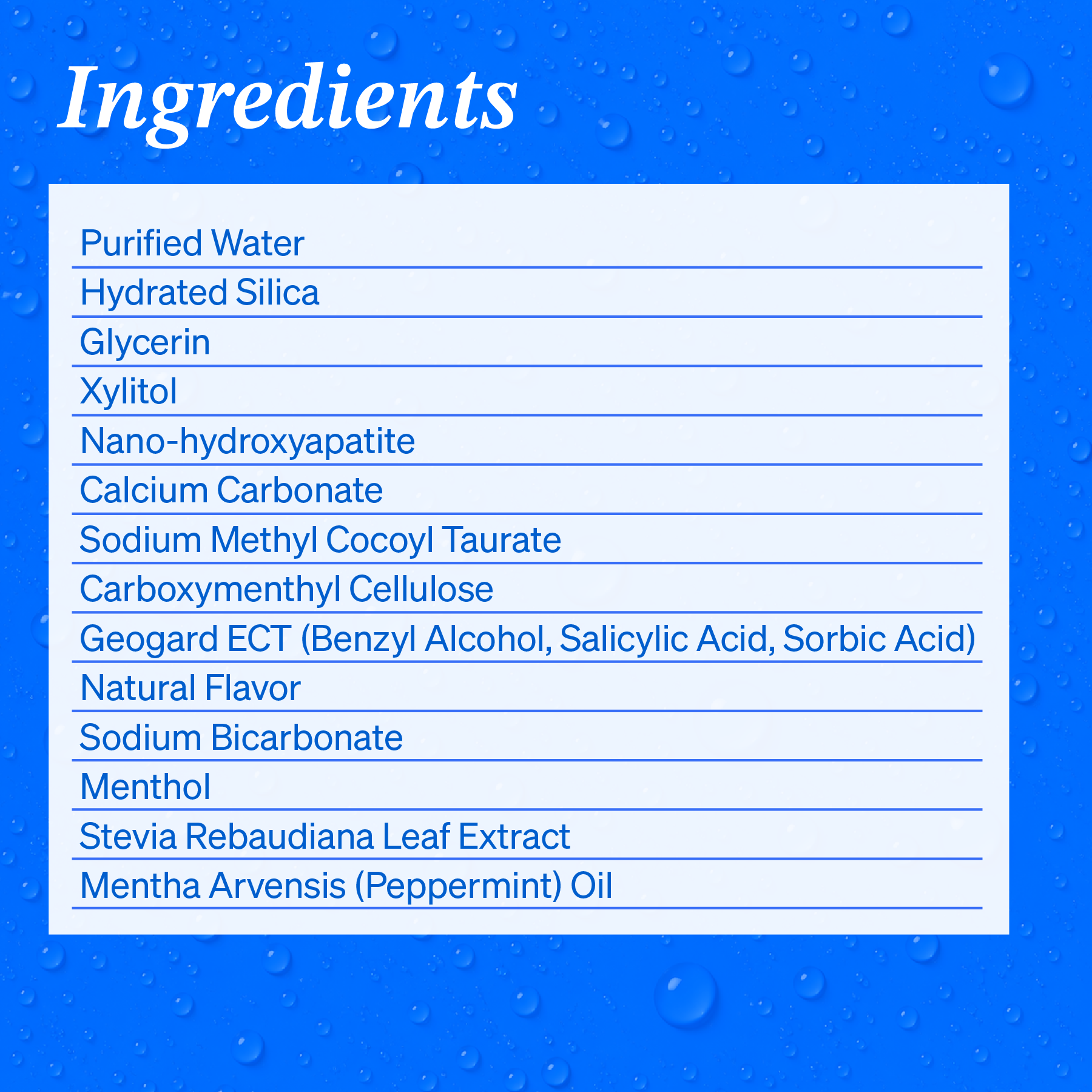 10% Nano-Hydroxyapatite Toothpaste