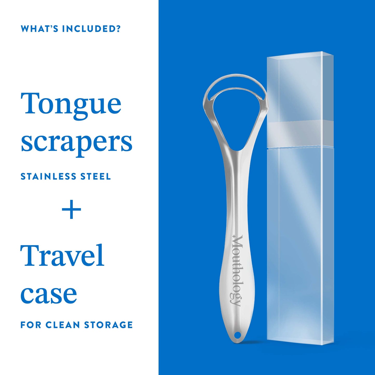 Single Handle Tongue Scraper 1 Pack