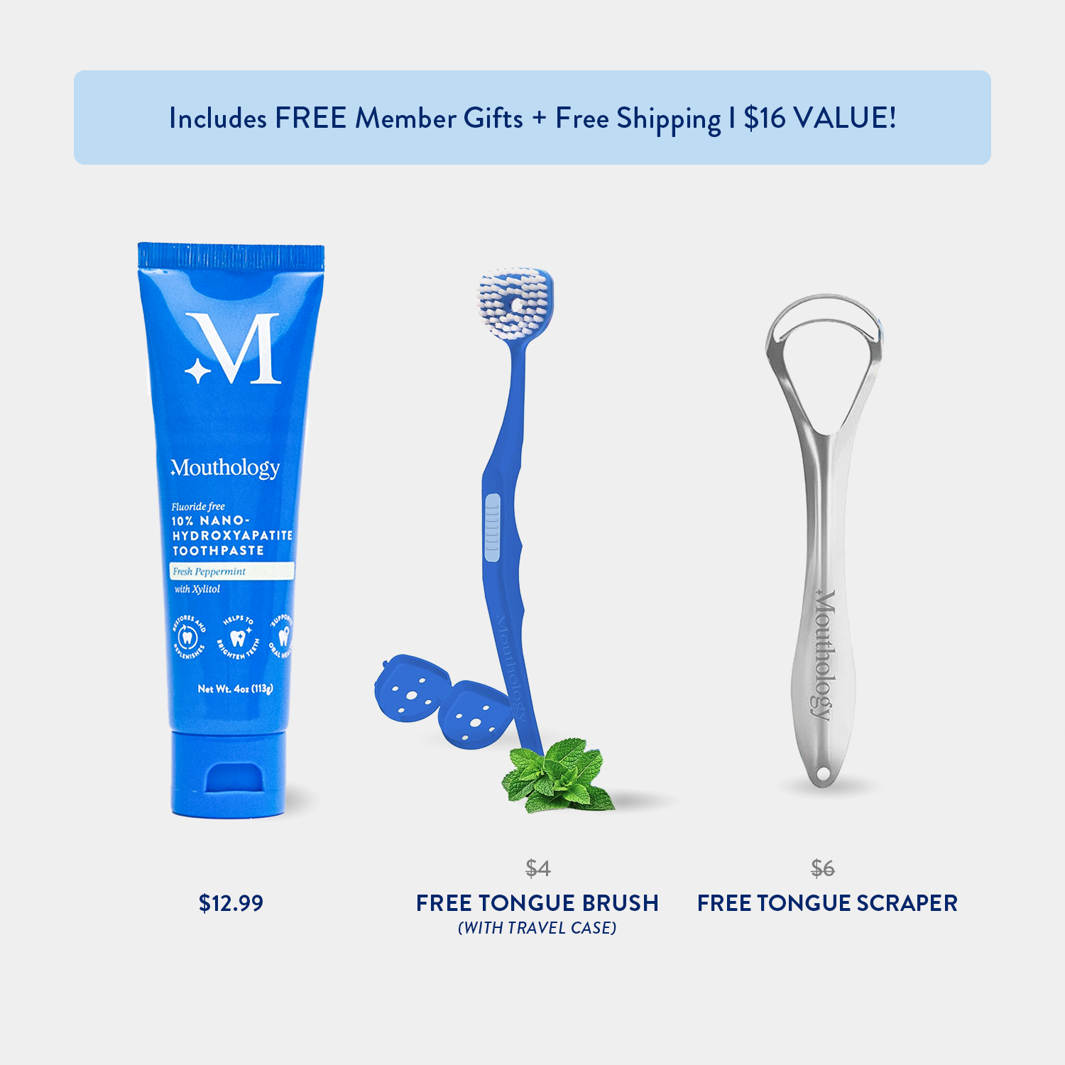 Mouthology Toothpaste (3 pack)