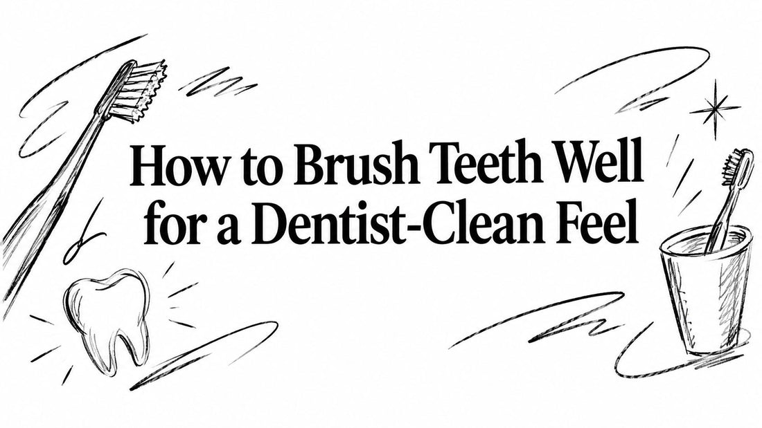 How to Brush Teeth Well for a Dentist-Clean Feel