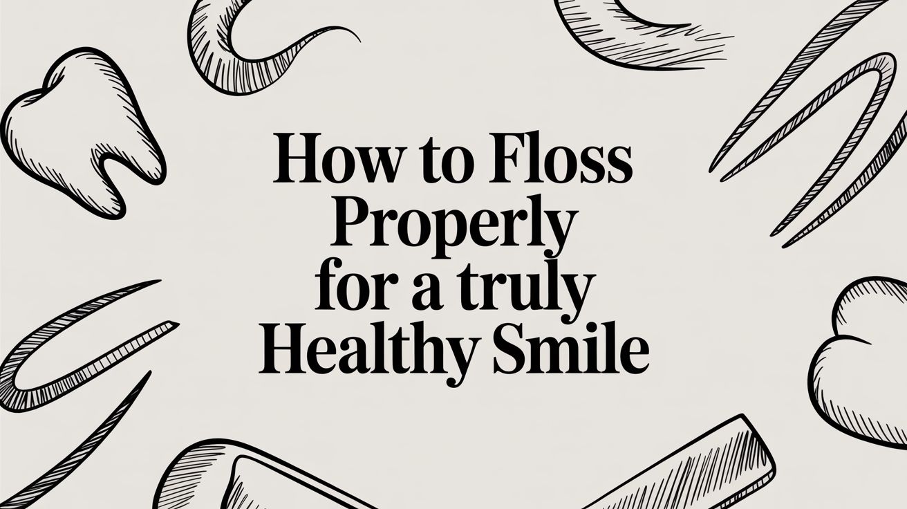 How to Floss Properly for a Truly Healthy Smile