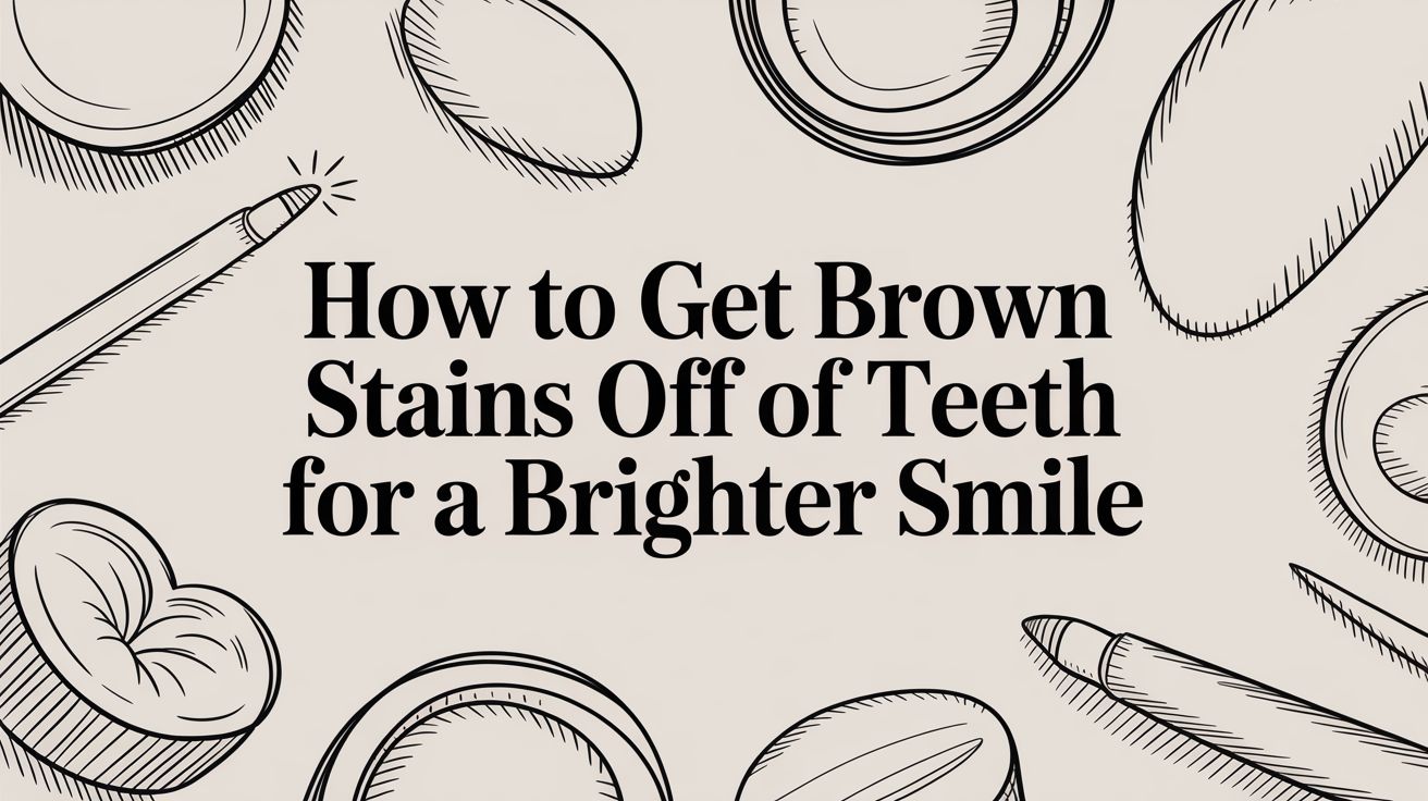 How to Get Brown Stains Off of Teeth for a Brighter Smile