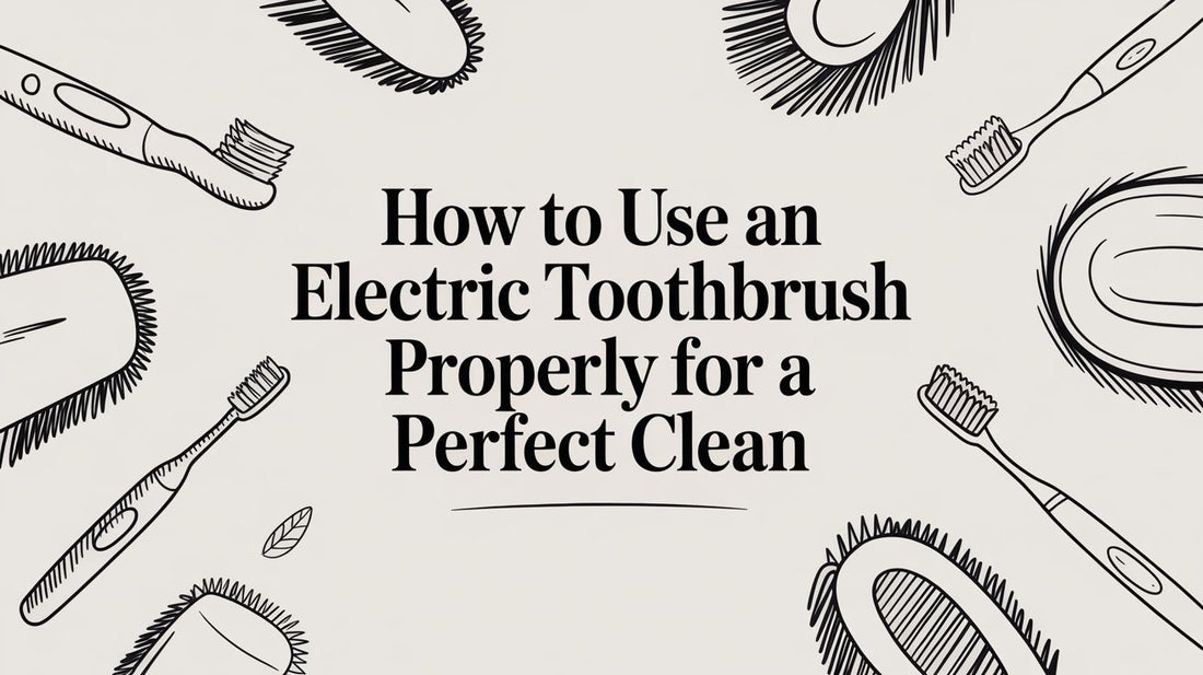 How to Use an Electric Toothbrush Properly for a Dazzling Clean