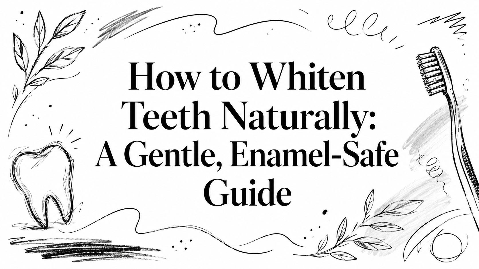 How to Whiten Teeth Naturally: A Gentle, Enamel-Safe Guide