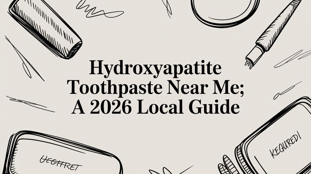 Hydroxyapatite Toothpaste Near Me: A 2026 Local Guide