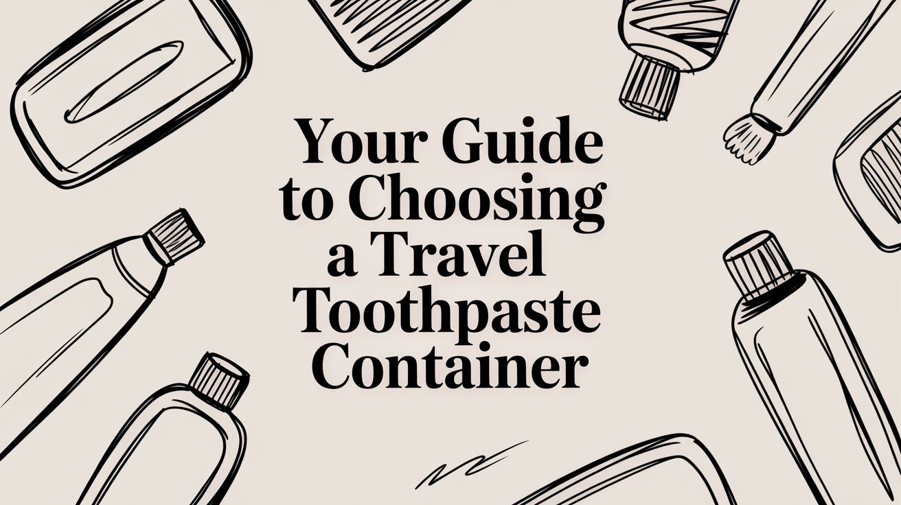Your Guide to Choosing a Travel Toothpaste Container