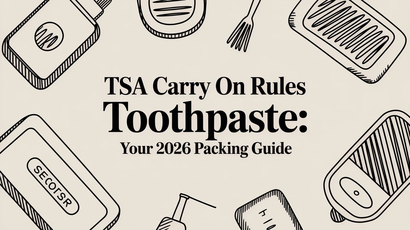 TSA Carry on Rules Toothpaste: Your 2026 Packing Guide