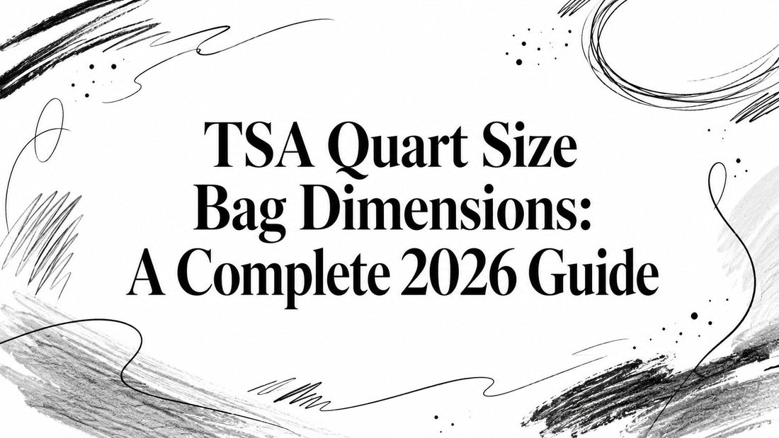TSA Quart Size Bag Dimensions: A Complete 2026 Guide