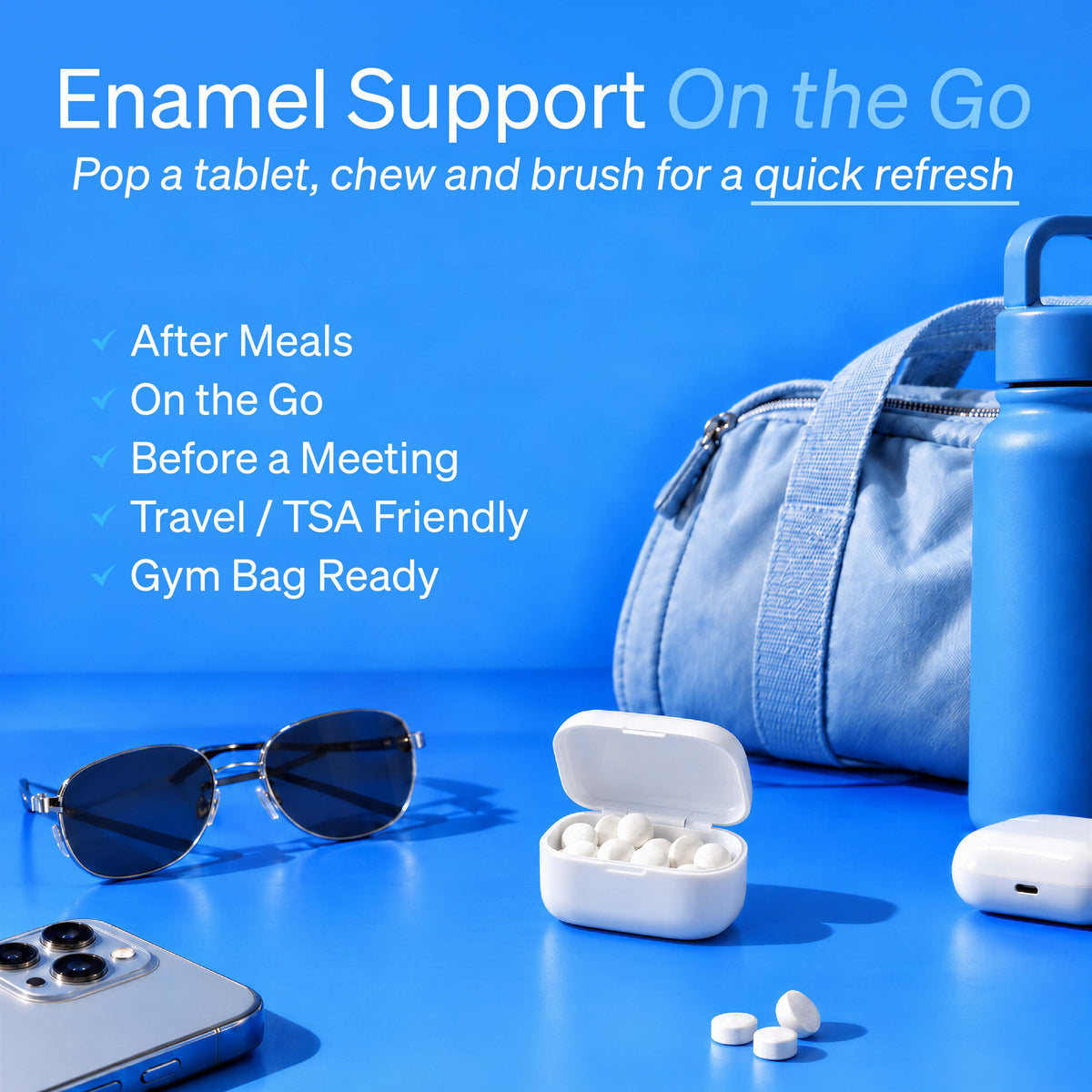 10% Nano-Hydroxyapatite Toothpaste Tablets
