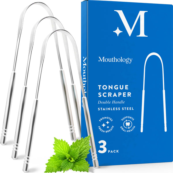 Double Handle Tongue Scraper 3-Pack