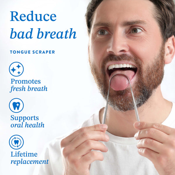 Double Handle Tongue Scraper