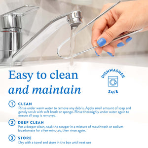 Double Handle Tongue Scraper