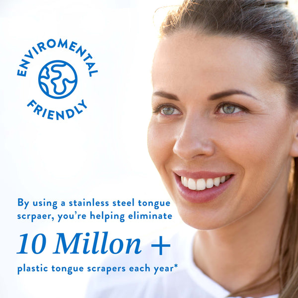 Double Handle Tongue Scraper