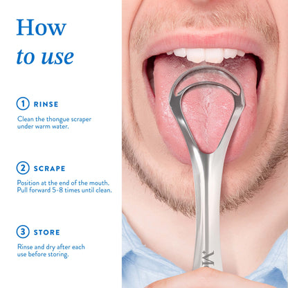 Single Handle Tongue Scraper 1-Pack